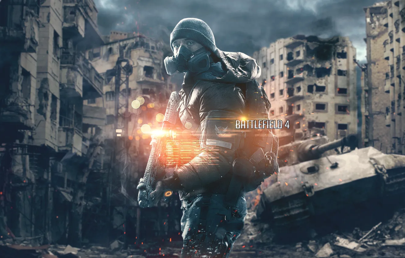 Photo wallpaper battlefield, games, Battefield 4, Game Art, Good Fon