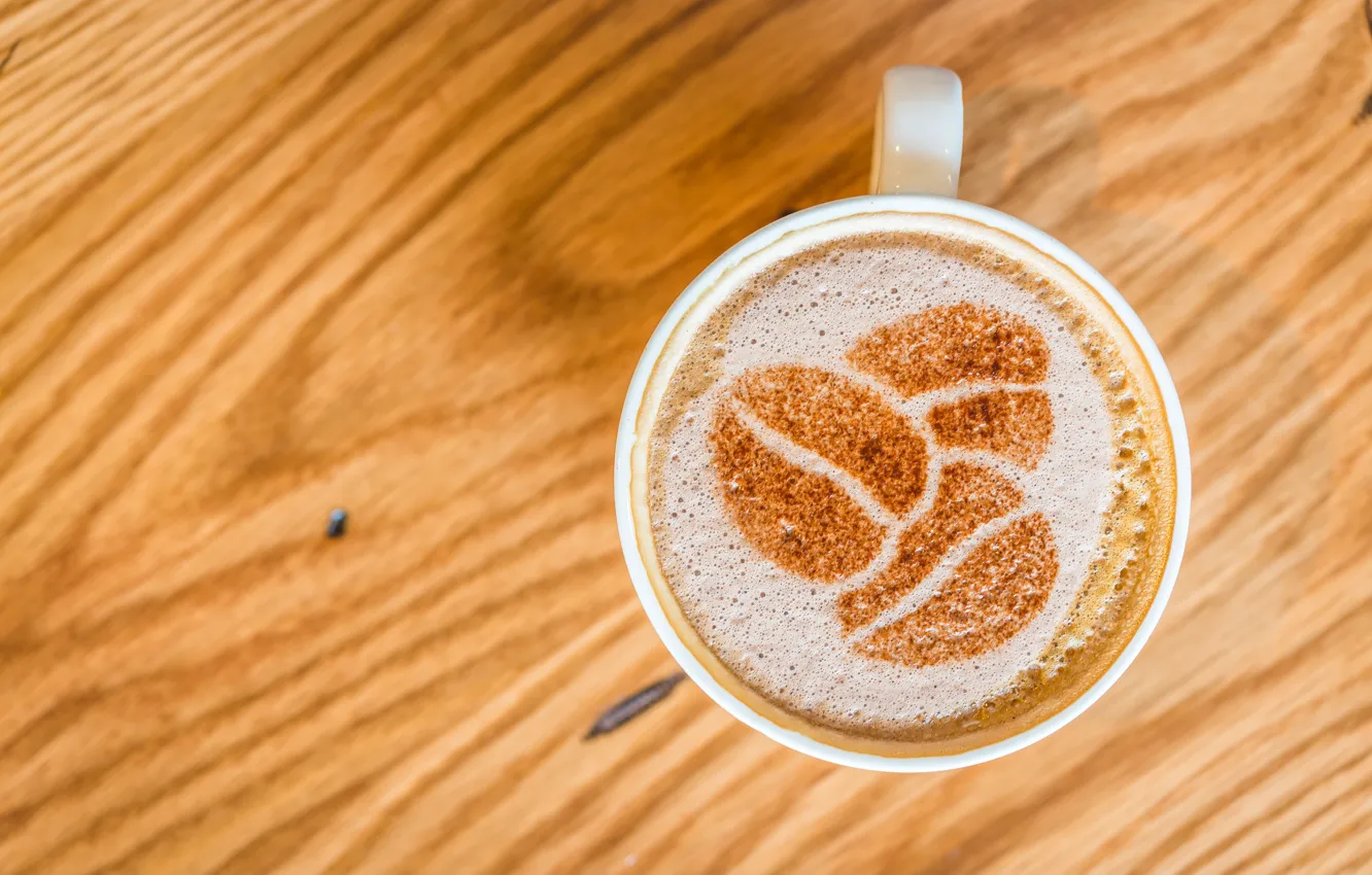 Photo wallpaper coffee, mug, drink