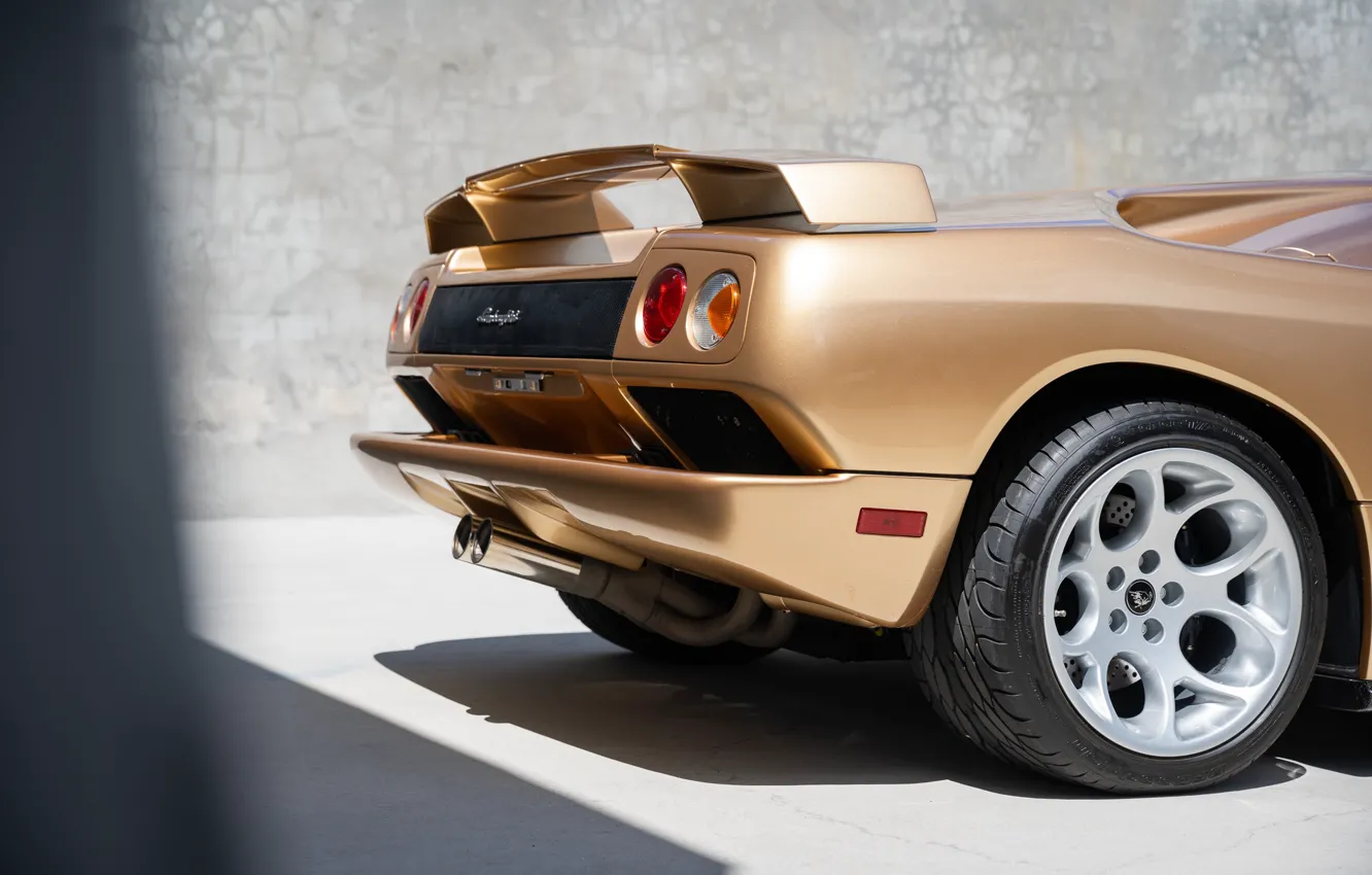 Photo wallpaper Lamborghini Diablo VT 6.0 SE, Lambo, Lamborghini, Diablo, close-up, Diablo, back