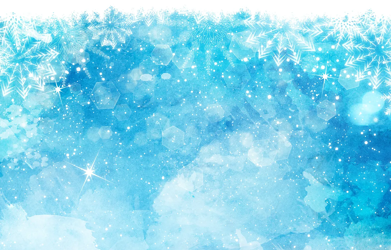 Photo wallpaper winter, snowflakes, texture, Christmas, New year