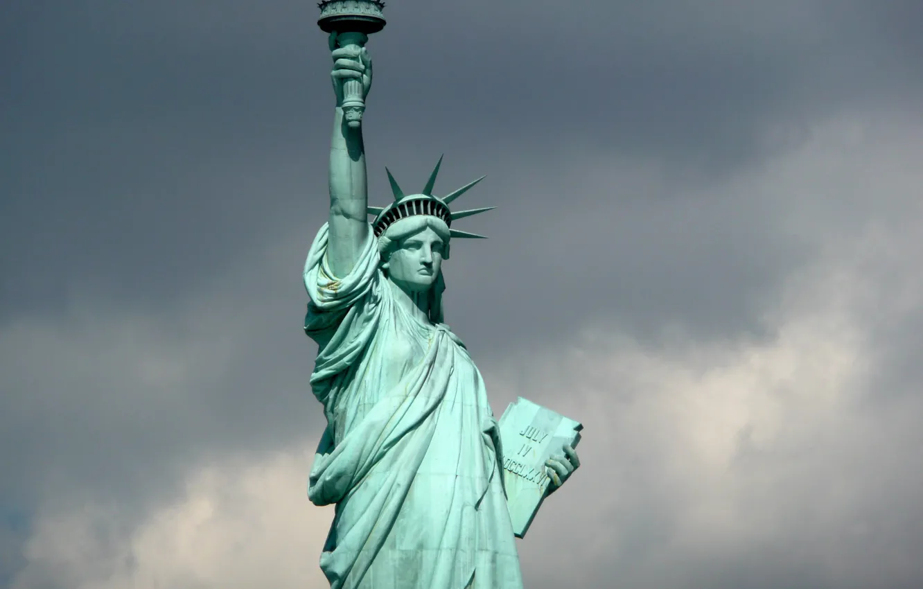 Photo wallpaper USA, America, monument, Statue Of Liberty