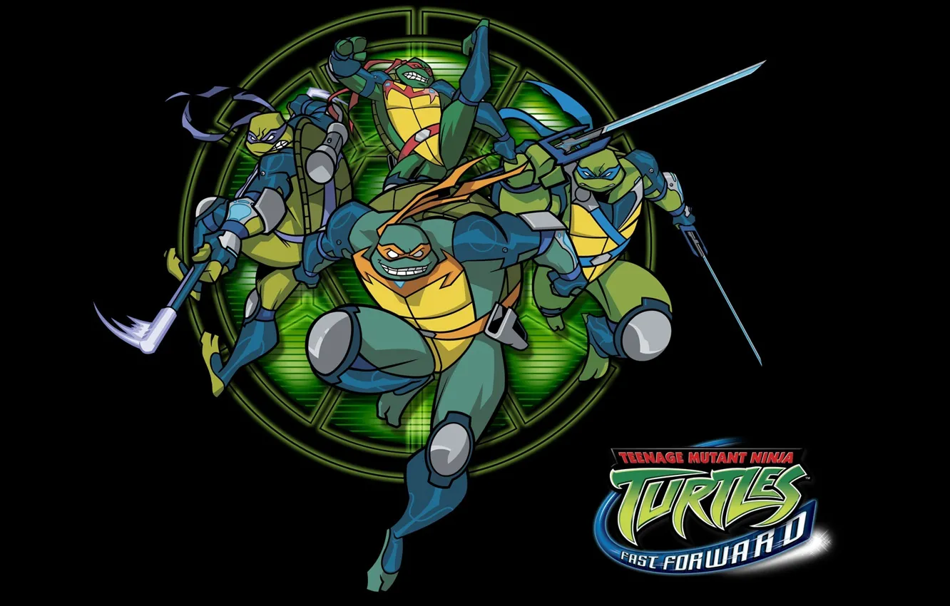 Photo wallpaper TMNT, Teenage Mutant Ninja Turtles, Leo, Mike, 6 season, Don, Raph