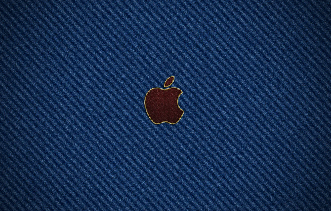 Photo wallpaper Apple, Jeans, mac, jeans