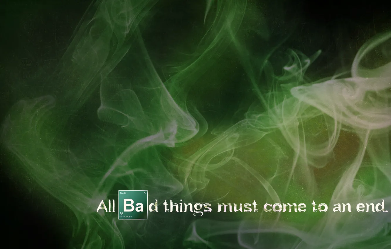 Photo wallpaper green, dark, text, Breaking Bad, symbol, chemistry, Heisenberg, Walther White