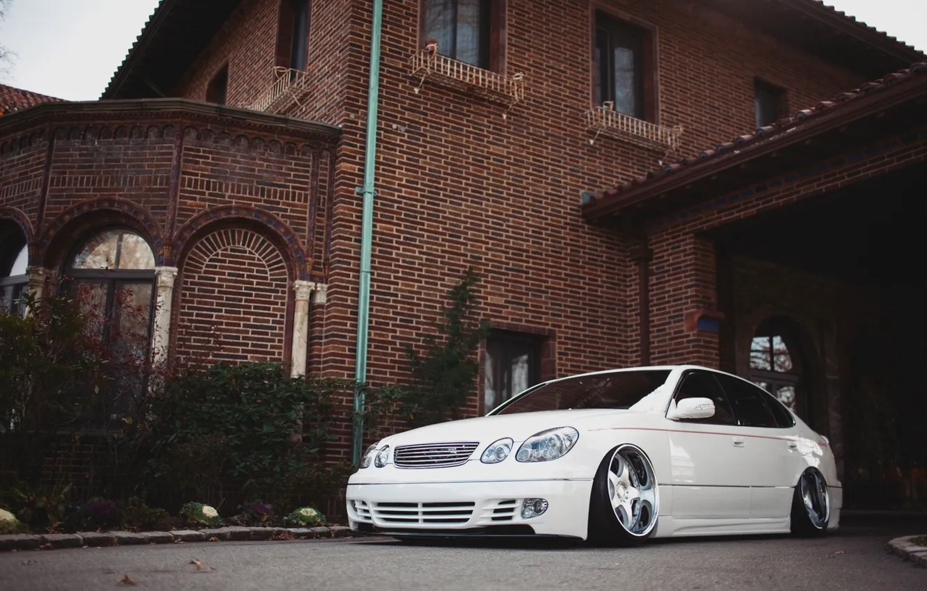 Photo wallpaper Lexus, Machine, Tuning, White, Lexus, Car, White, Tuning