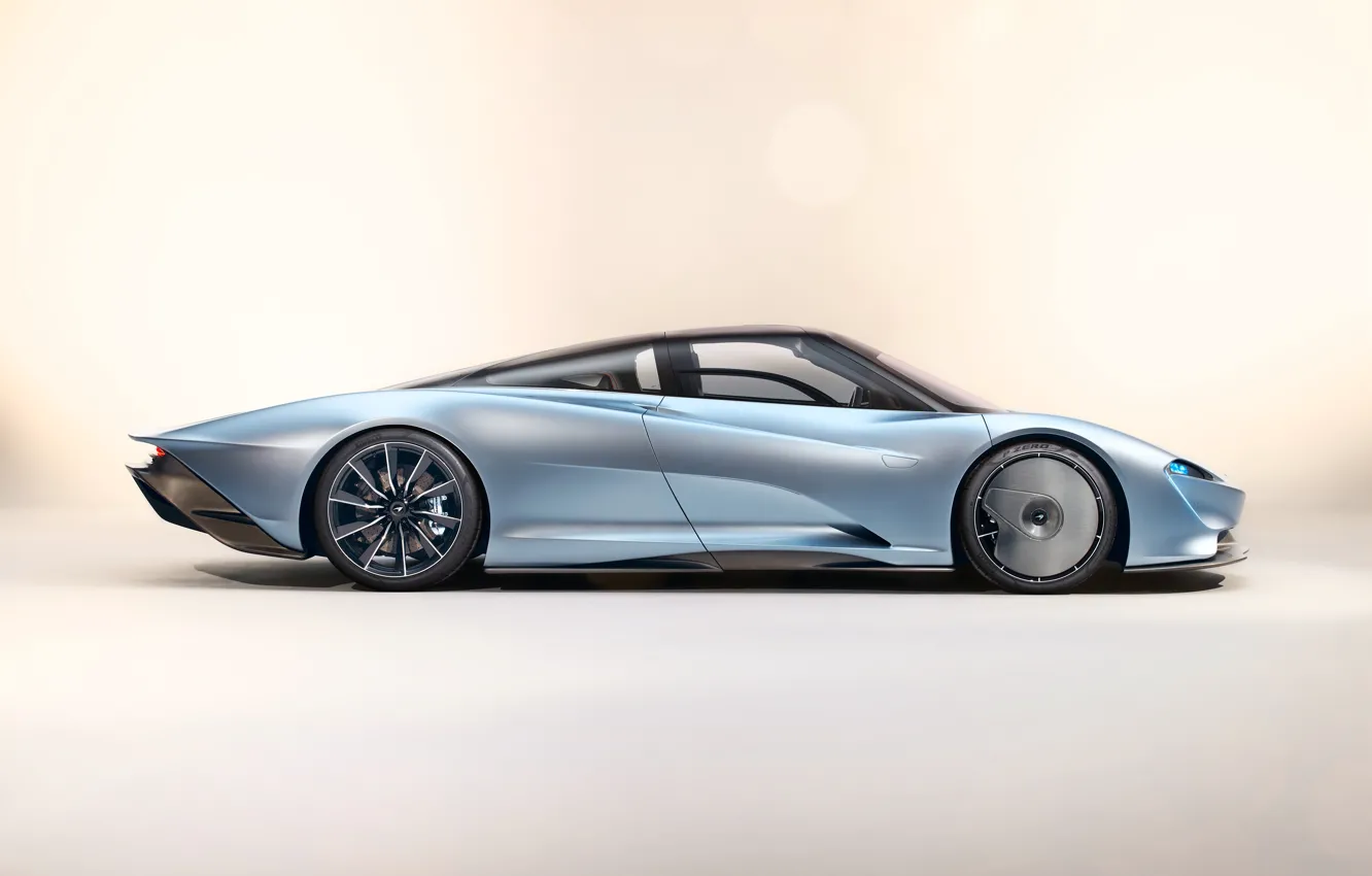 Photo wallpaper McLaren, side view, hypercar, 2019, Speedtail