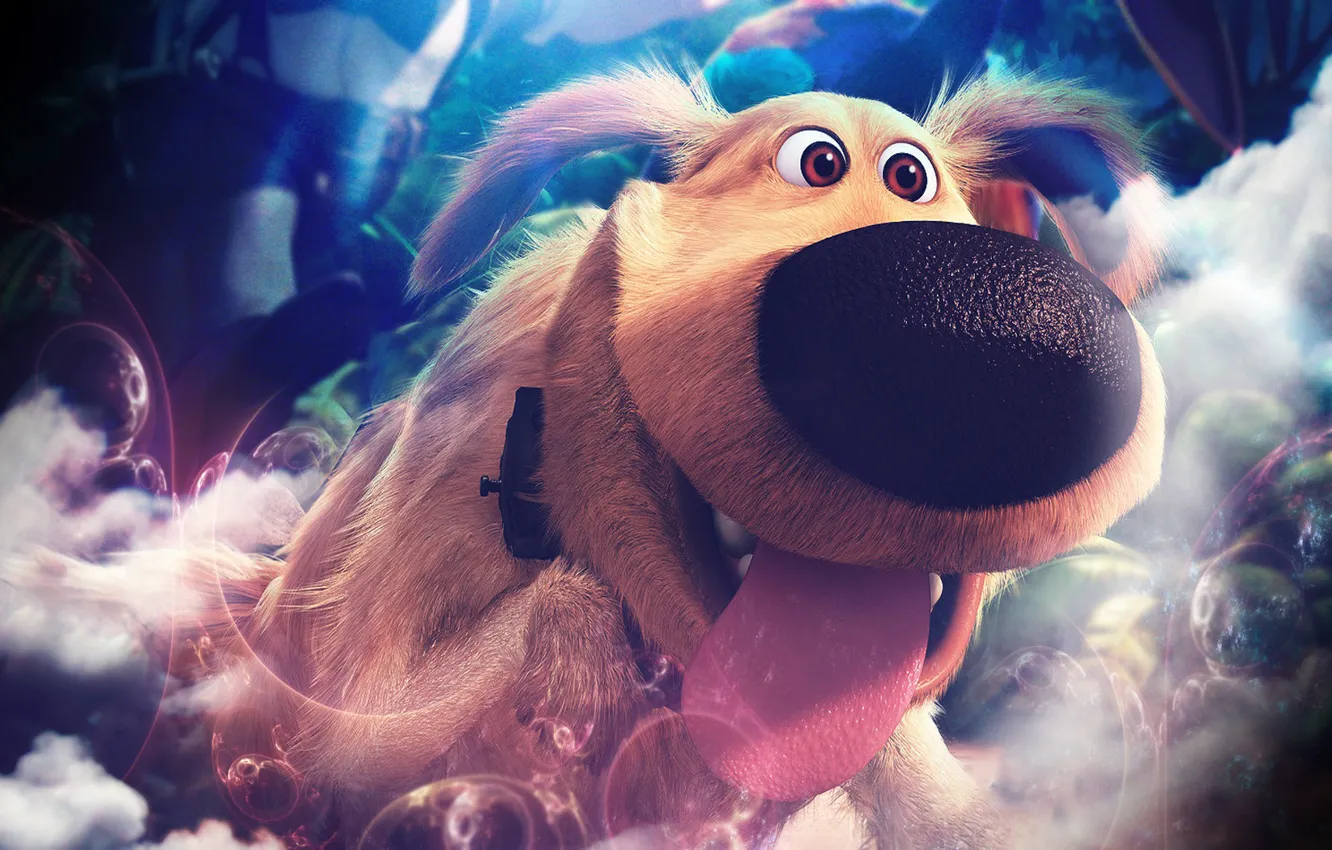 Photo wallpaper smile, dog, Up, Pixar