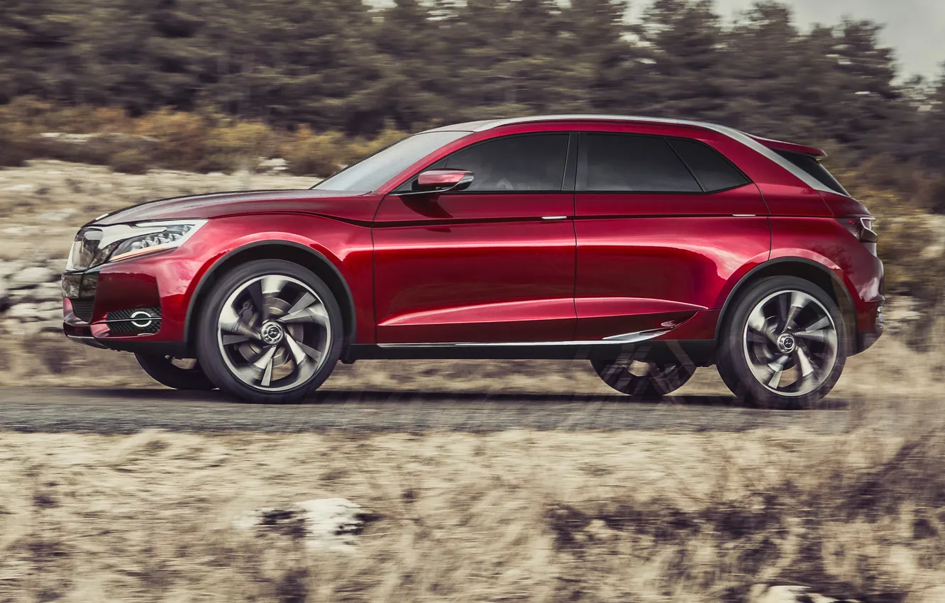 Photo wallpaper machine, Concept, the concept, Citroen, side view, Wild Rubis