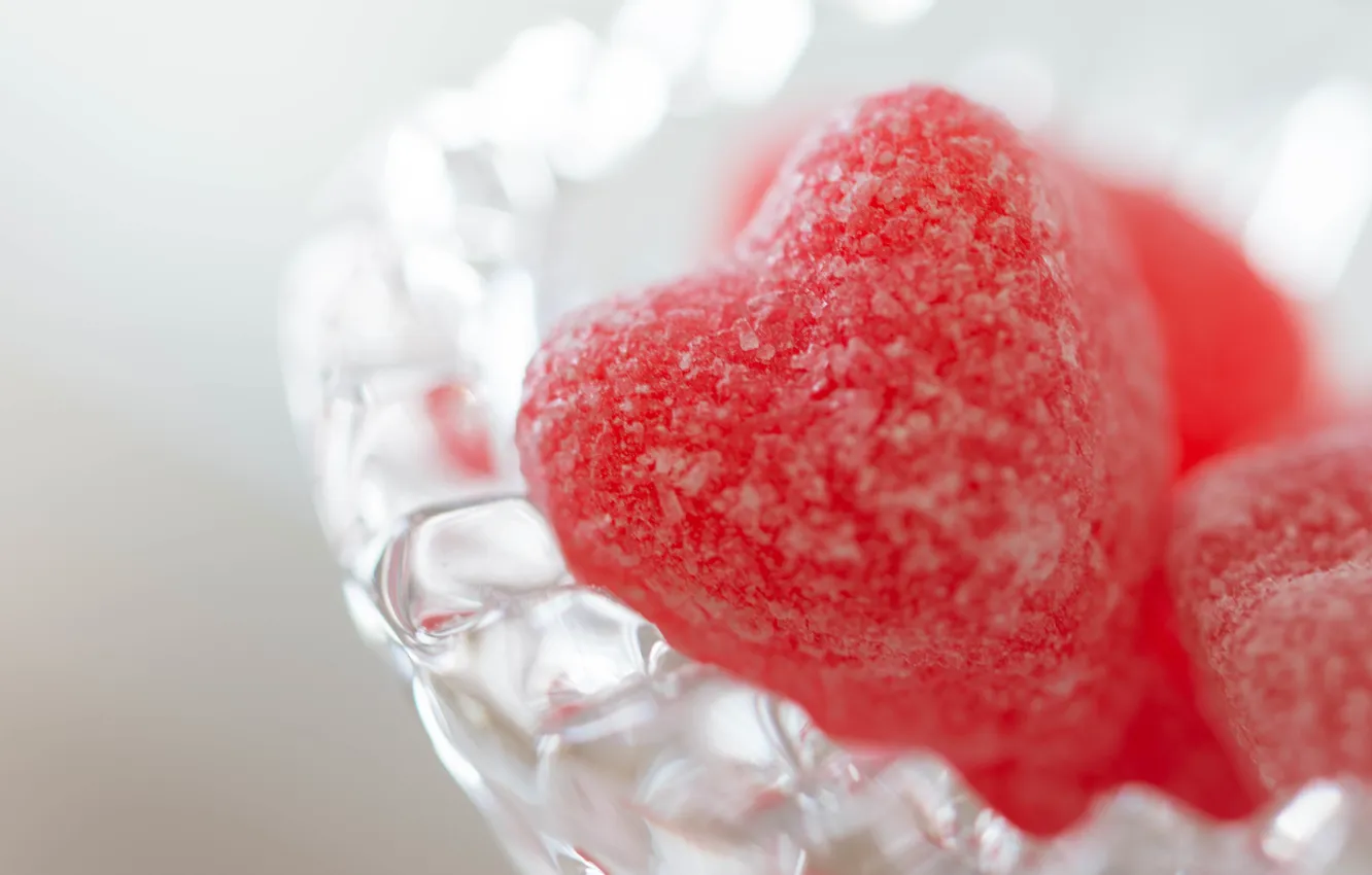 Photo wallpaper macro, background, candy