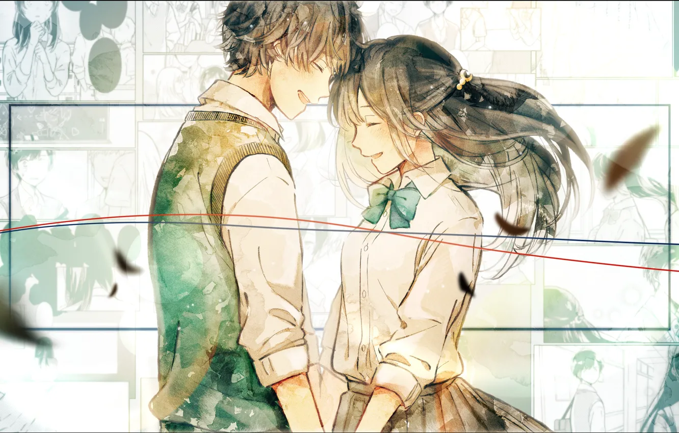 Photo wallpaper romance, two, Kimi ni Todoke, To reach you
