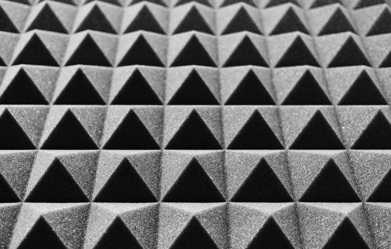 Photo wallpaper white, black, Acoustic, panel, relief