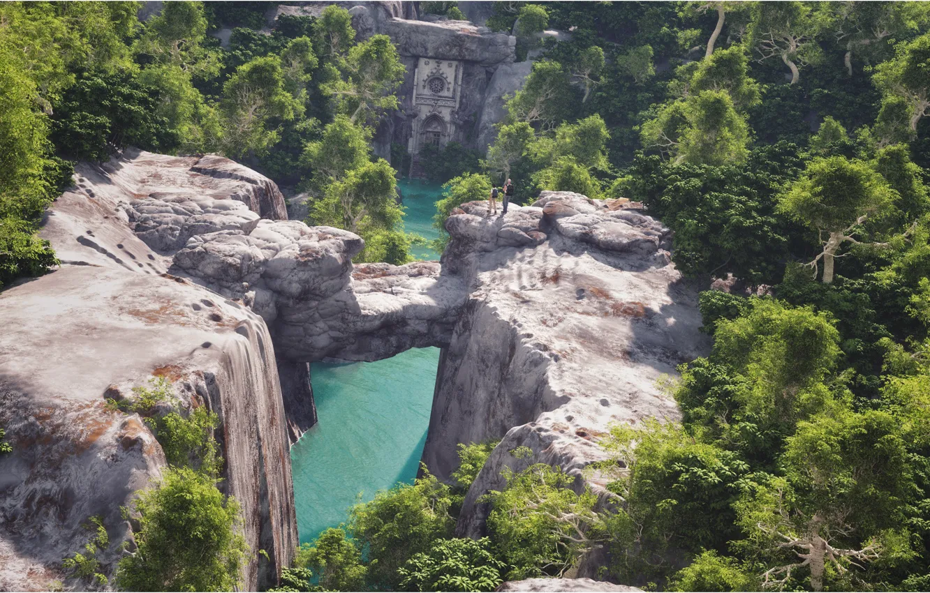 Photo wallpaper rocks, construction, the transition, pond, Return To Pebble Beach - The Climb Prt. 2