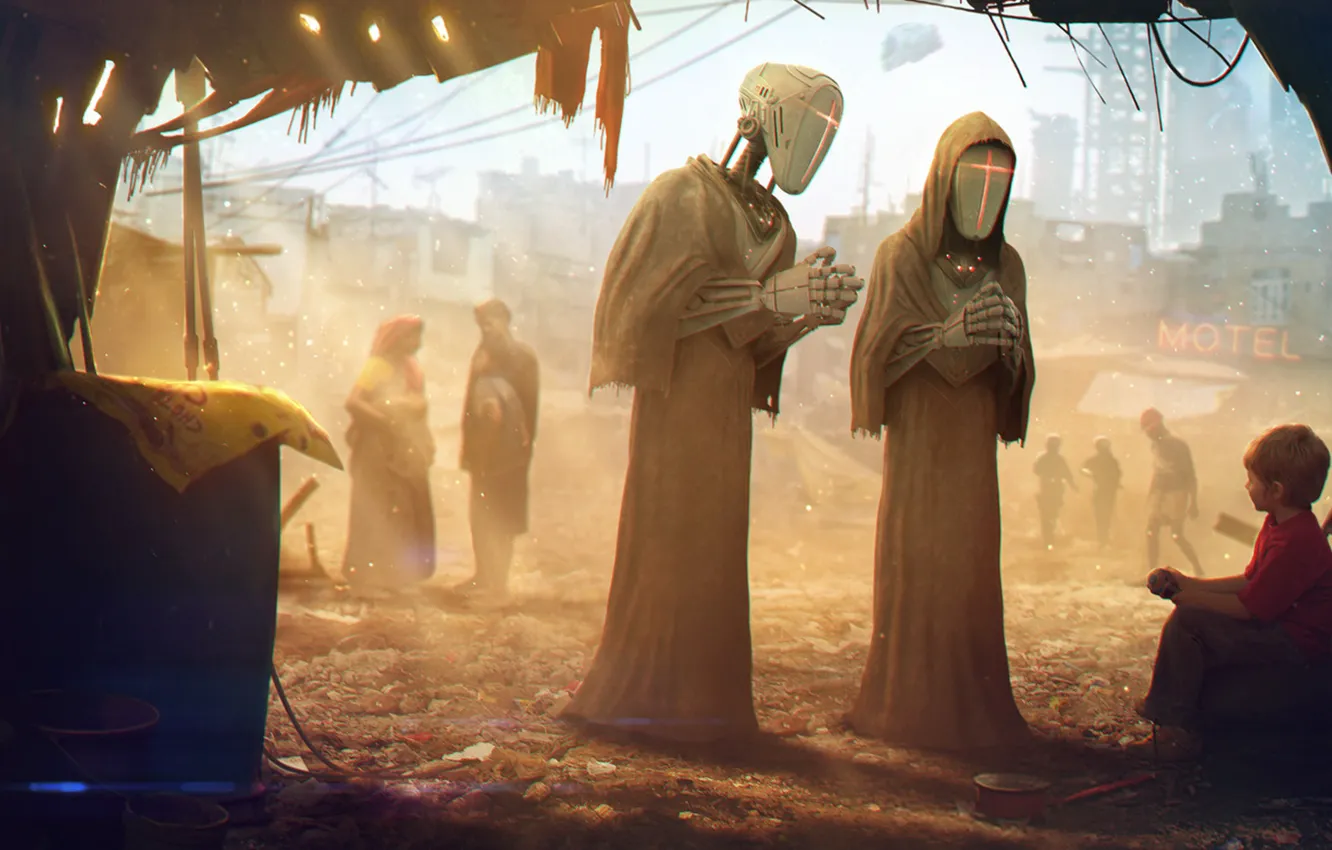 Photo wallpaper Vladimir Manyukhin, Missionaries, The Missionary