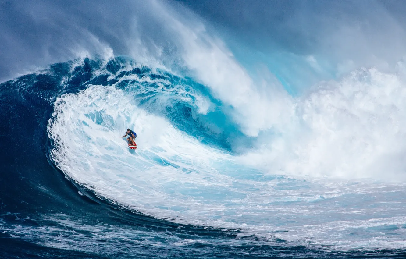 Photo wallpaper sea, blue, surfing, men, Wave, Rough, Surfing board