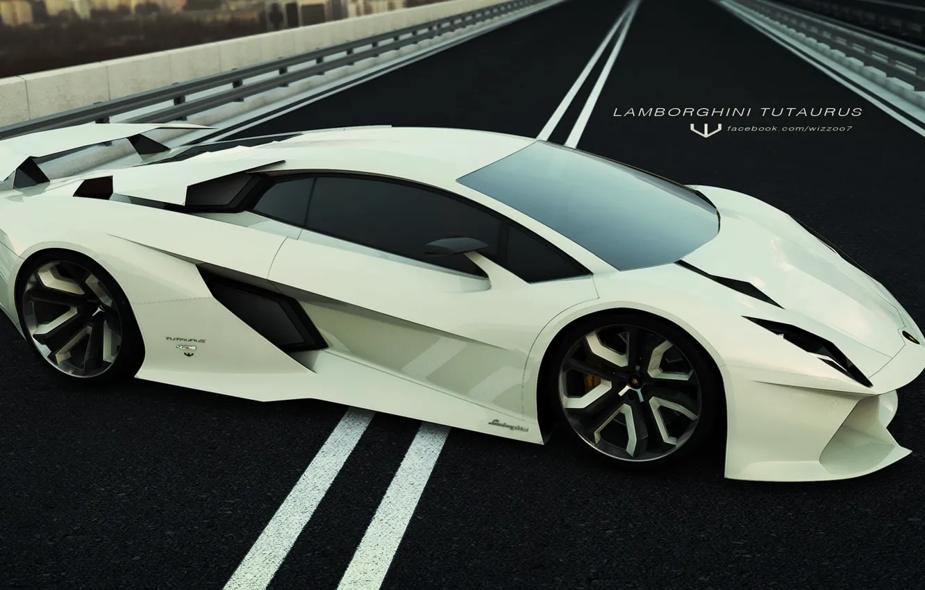 Photo wallpaper car, Concept, Lamborghini, super, Tutaurus