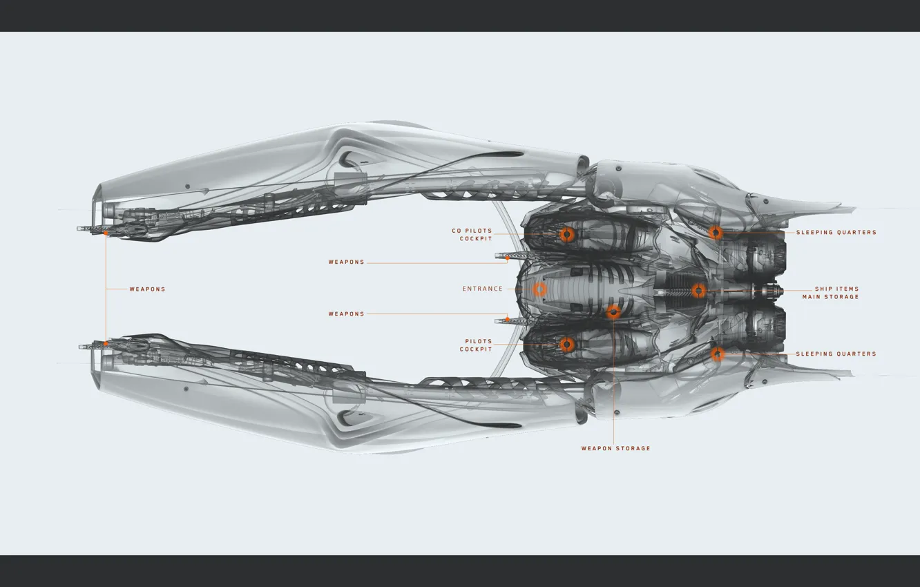 Photo wallpaper Star Citizen, space ship, Banu Defender