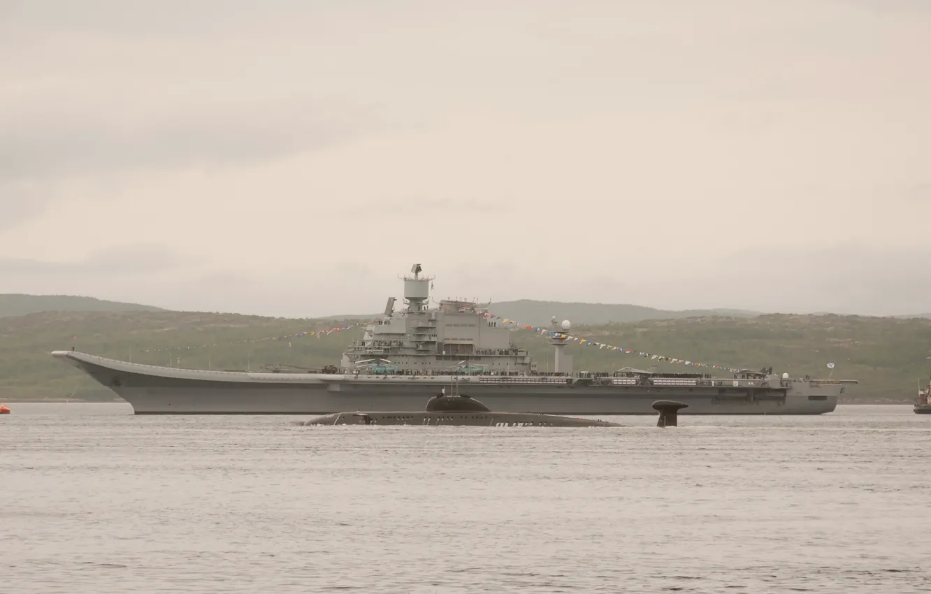 Photo wallpaper the carrier, Russia, Kuznetsov, Admiral