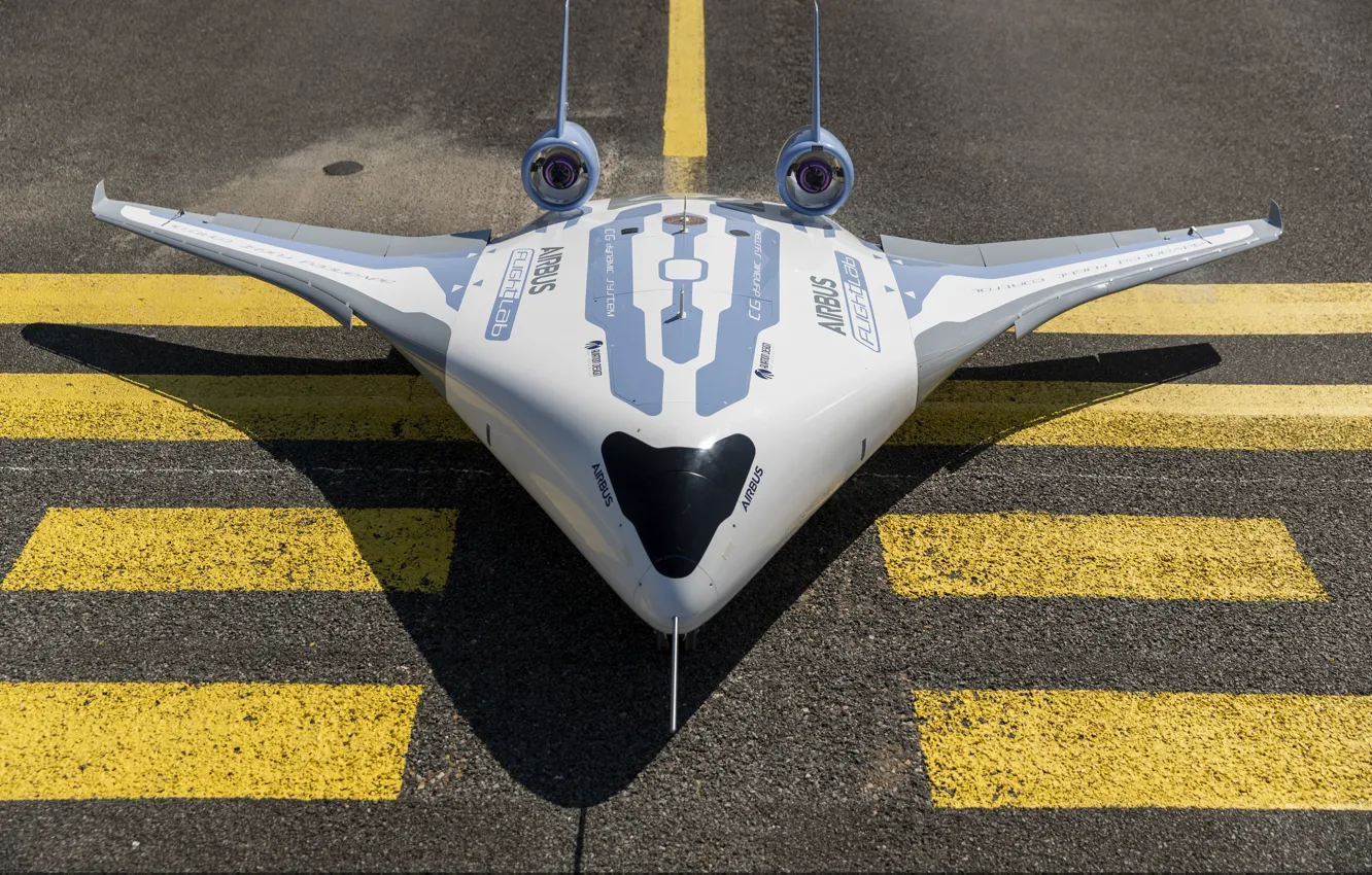 Photo wallpaper engine, the concept, Airbus, flying wing