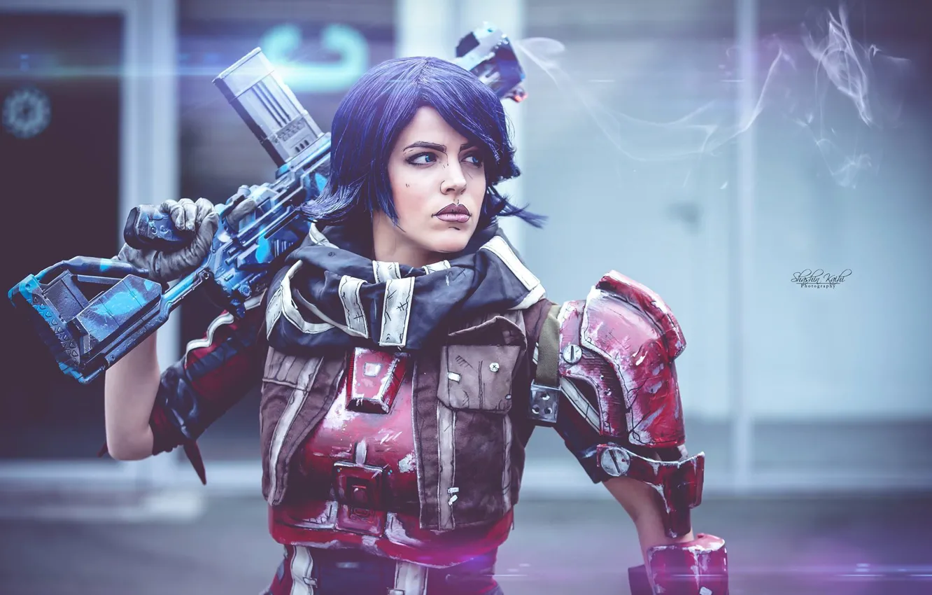 Photo wallpaper Borderlands, Athena, Athena, Borderlands: The Pre-Sequel