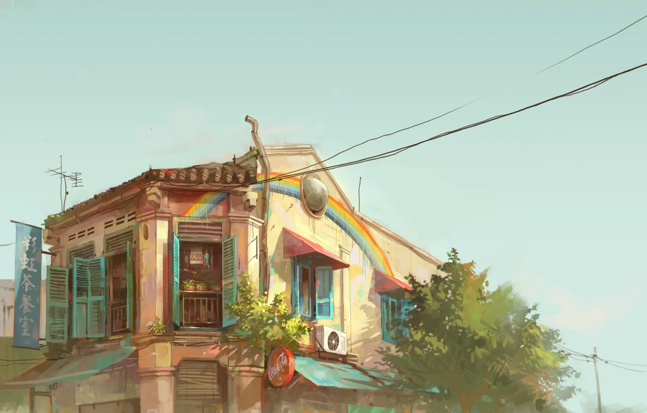 Photo wallpaper scenic, sunny, Chong Fei Giap, asian city, Rainbow by FeiGiap, Atmospheric