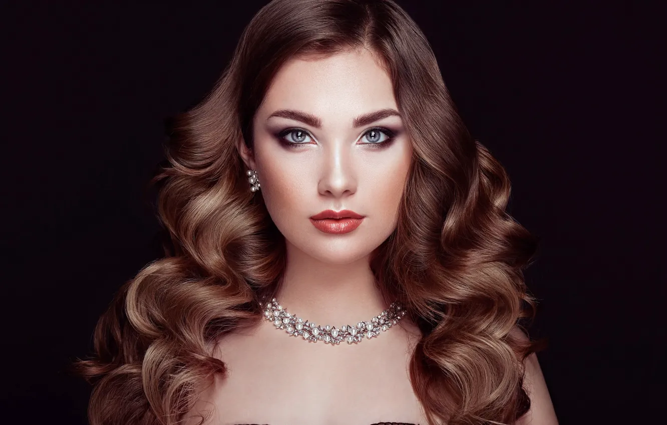 Photo wallpaper look, girl, decoration, style, makeup, Oleg Gekman