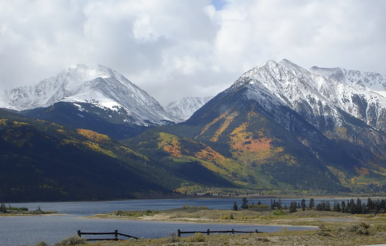 Photo wallpaper Colorado, Twin Lakes, Lake County