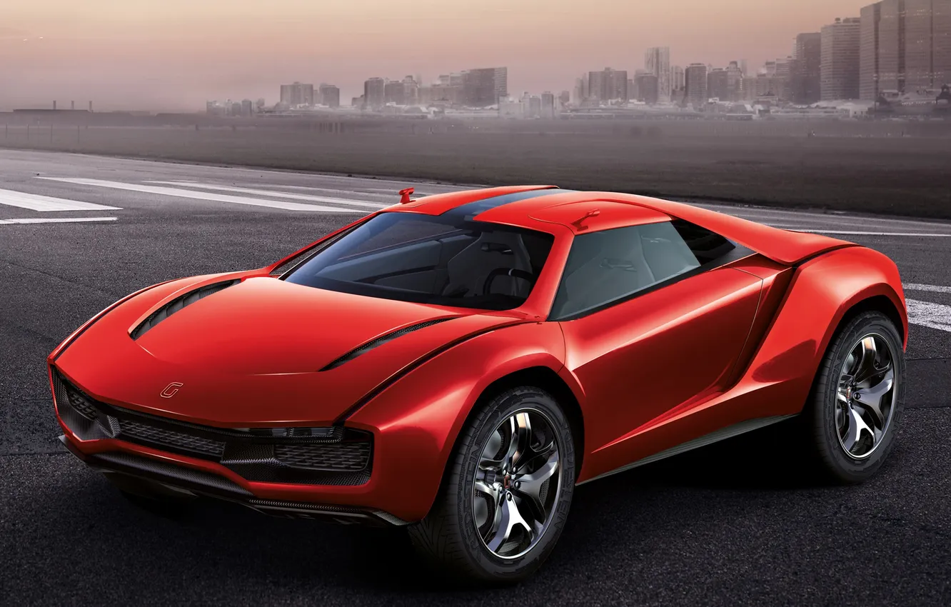 Photo wallpaper cars, Sport, Giugiaro, parcour