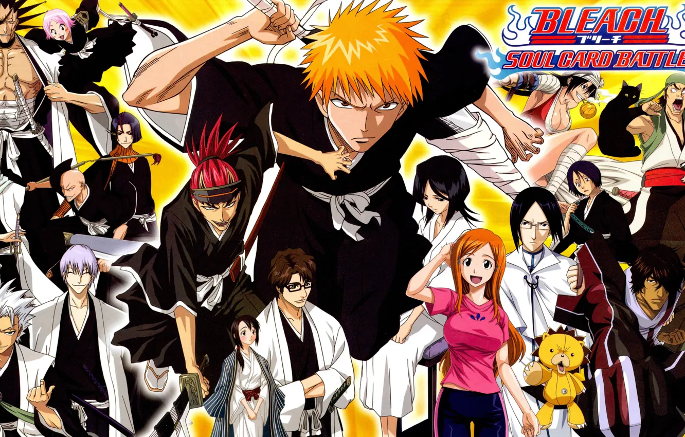 Photo wallpaper game, Bleach, anime, asian, manga, japanese, oriental, asiatic