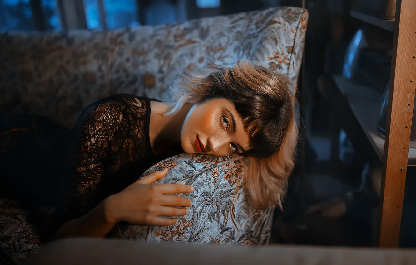 Photo wallpaper sponge, curls, SUMMER