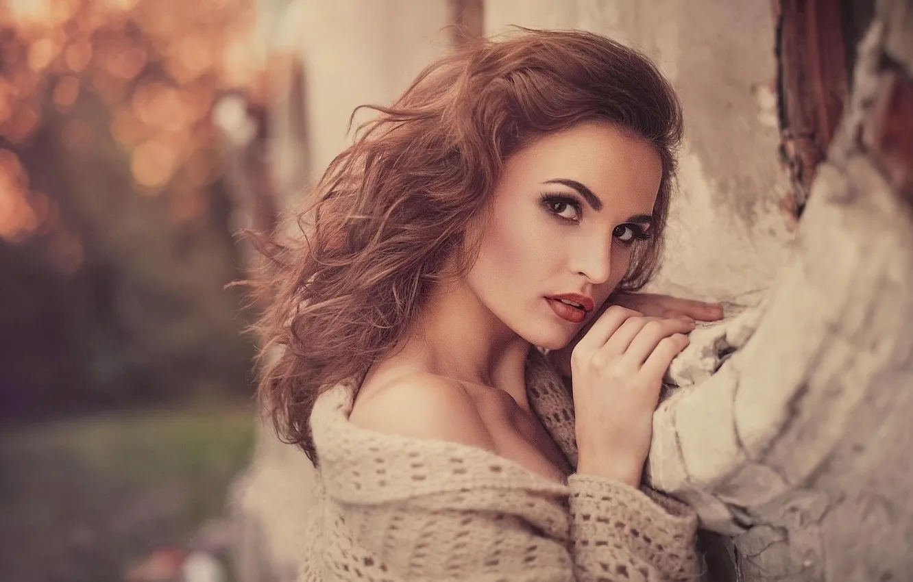 Photo wallpaper look, girl, sexy, portrait, photographer, Julia Sariy