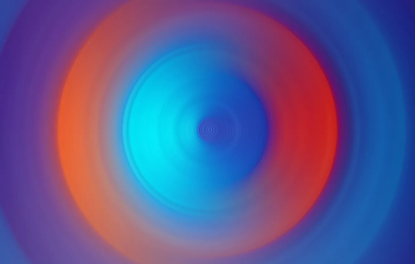 Photo wallpaper circles, paint, rotation, ring