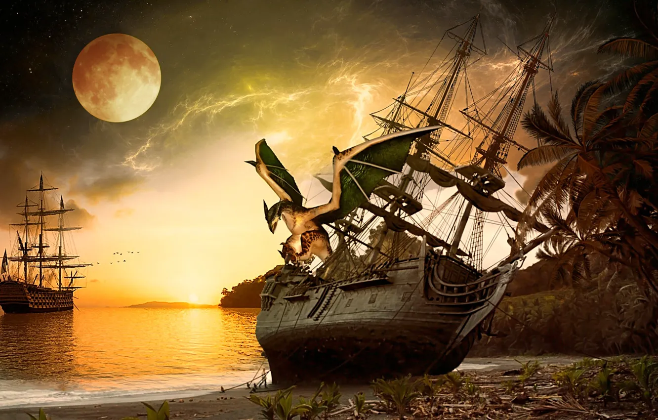 Photo wallpaper earth, fantasy, adventure, Unknown