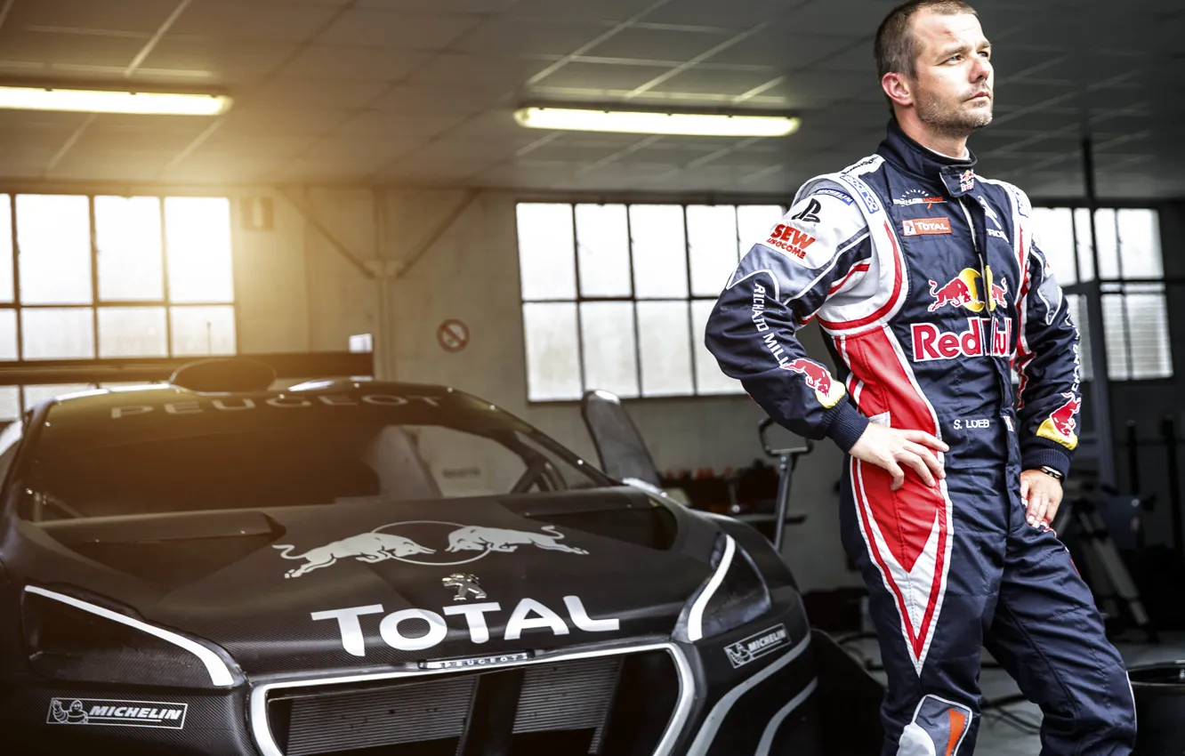 Photo wallpaper background, Wallpaper, legend, racer, Peugeot, champion, Sebastien Loeb, Sebastien Loeb