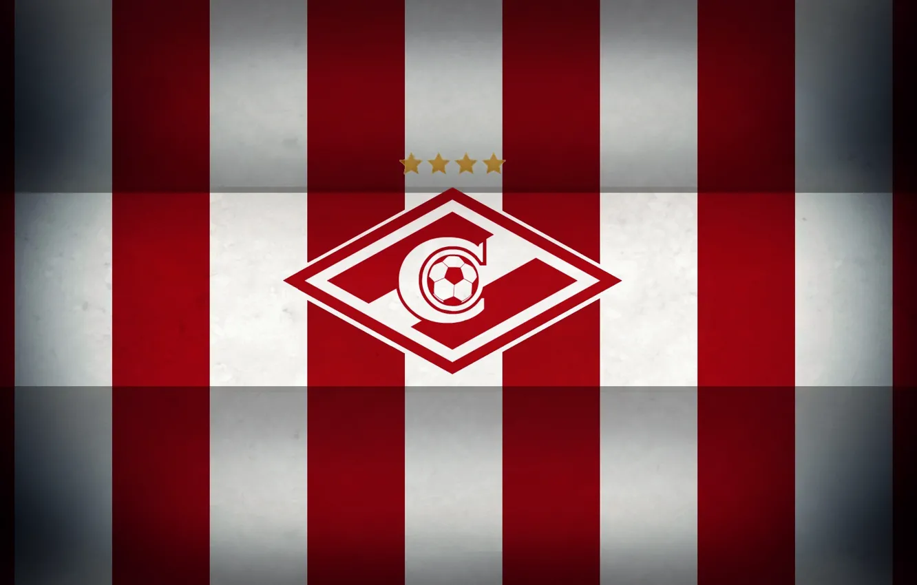 Photo wallpaper strip, logo, Moscow, red-white, Moscow, Spartacus, Spartak, Spartakmoskva