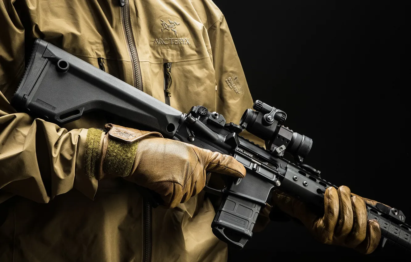 Photo wallpaper weapons, soldiers