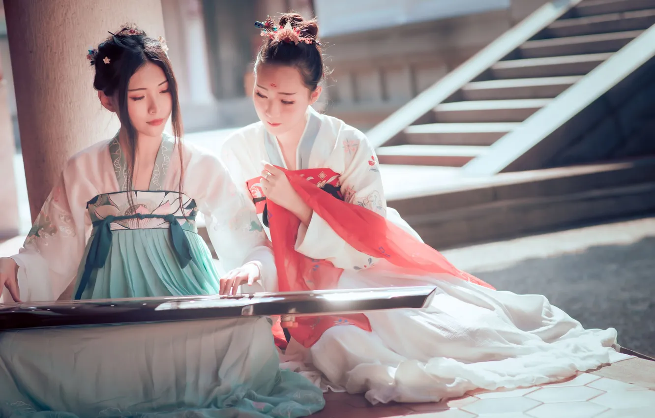 Photo wallpaper China, model, cute
