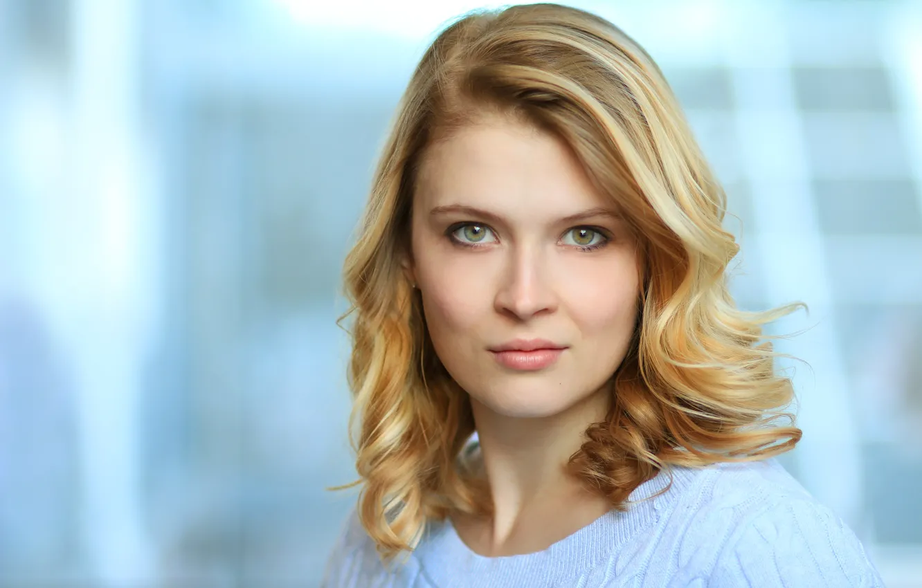 Photo wallpaper look, portrait, Blondie, Rebecca