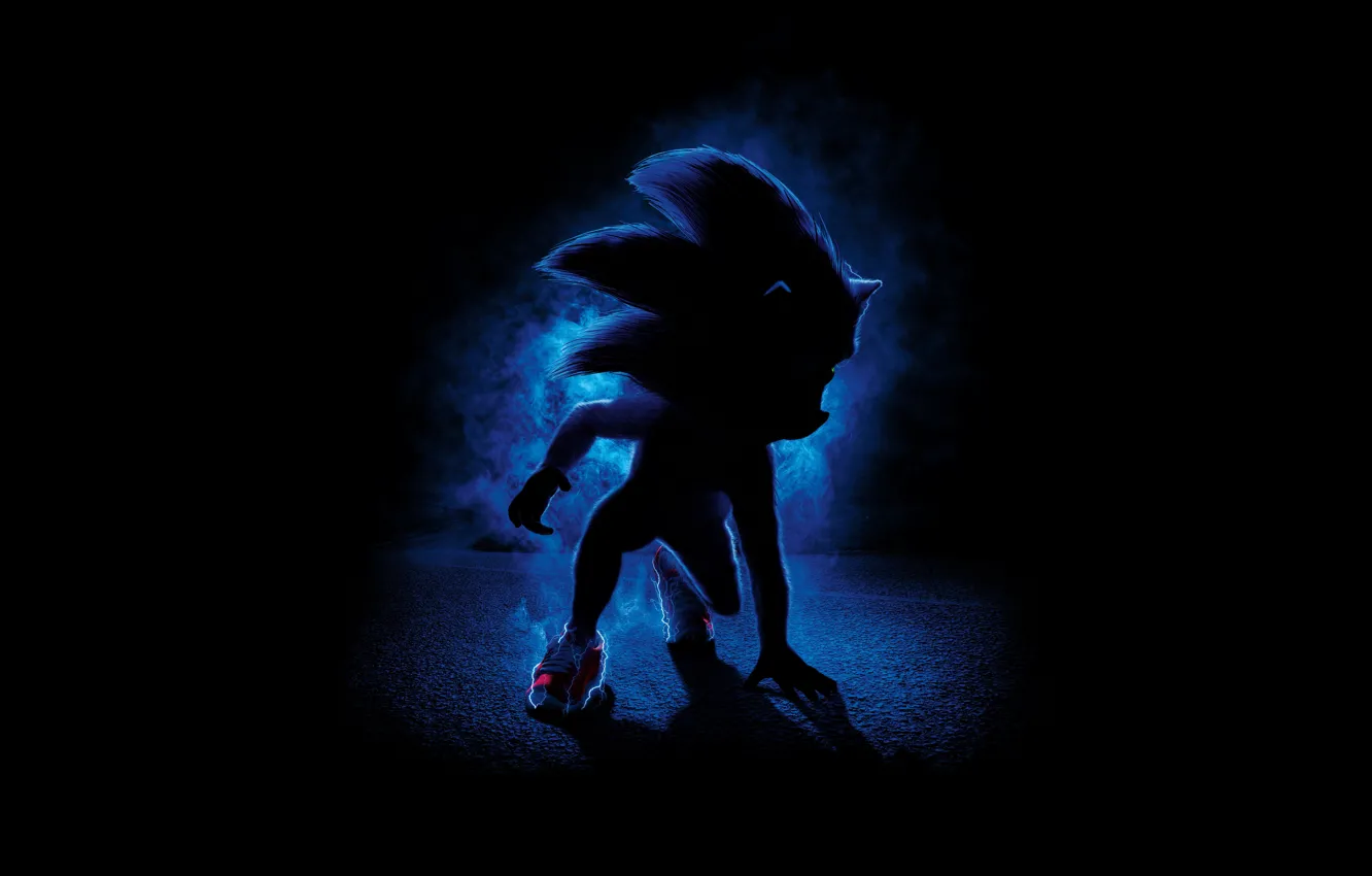 Photo wallpaper Sonic, Sonic, Sonic the Hedgehog, Sonic movie, The Hedgehog
