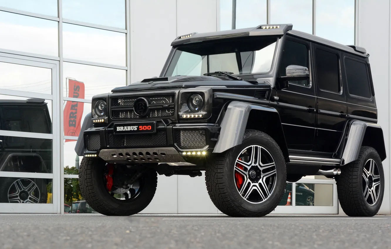 Photo wallpaper Mercedes-Benz, Brabus, Mercedes, BRABUS, g, 4x4, G-Class, Gelandewagen