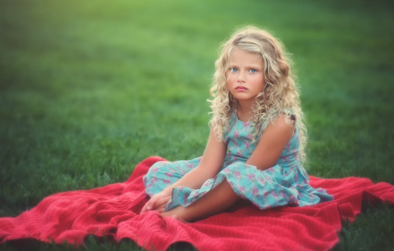 Photo wallpaper look, portrait, girl