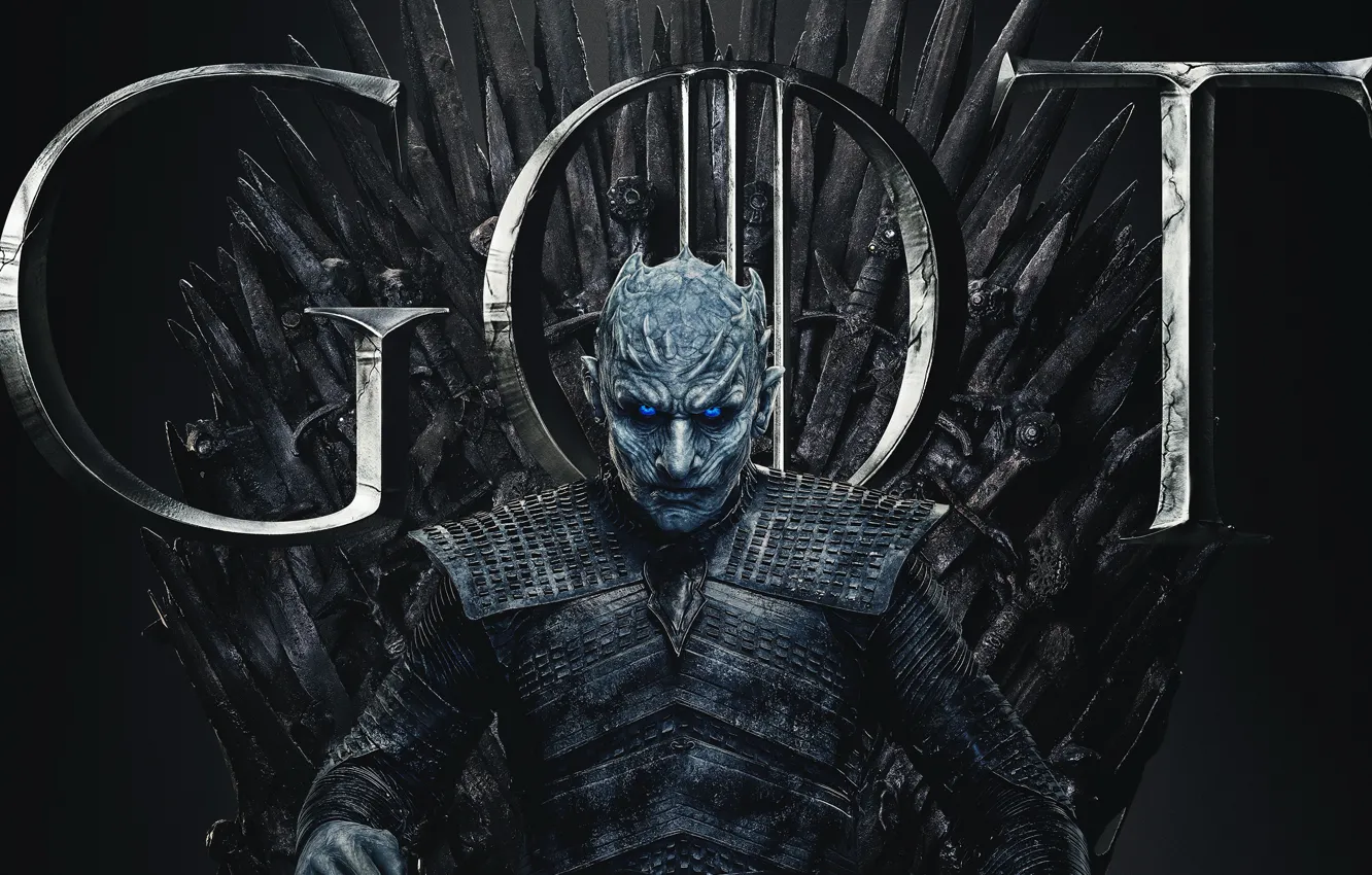 Photo wallpaper Game of Thrones, Game of thrones, Season 8, Night King, Season 8