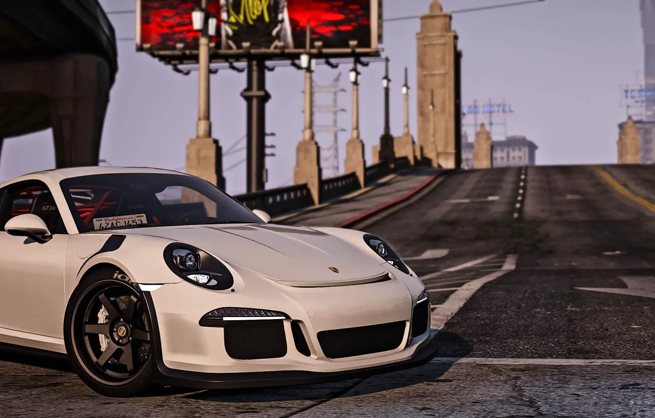 Photo wallpaper Porsche 911, GTA, GT3 RS, Grand Theft Auto V