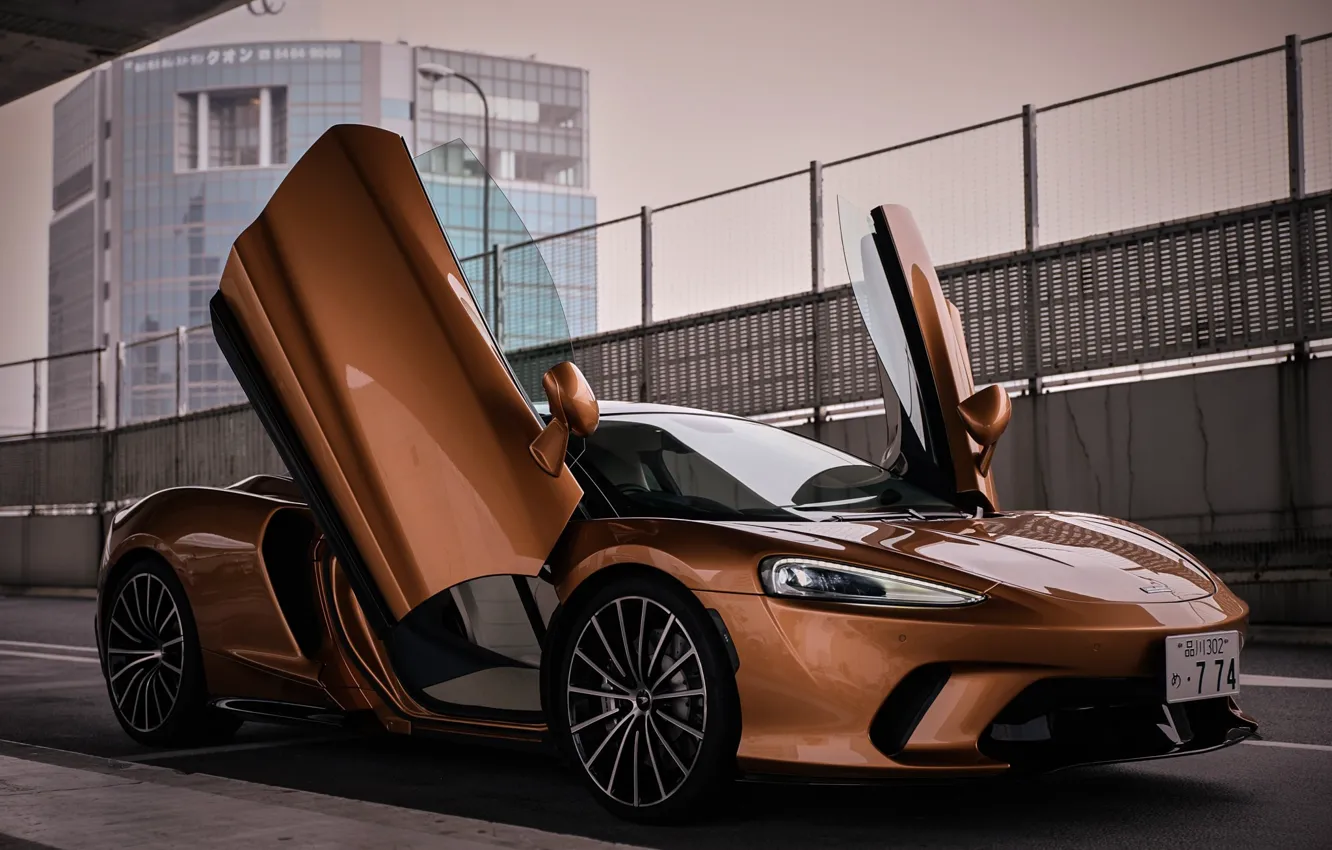 Photo wallpaper McLaren, GT, McLaren GT, Doors up