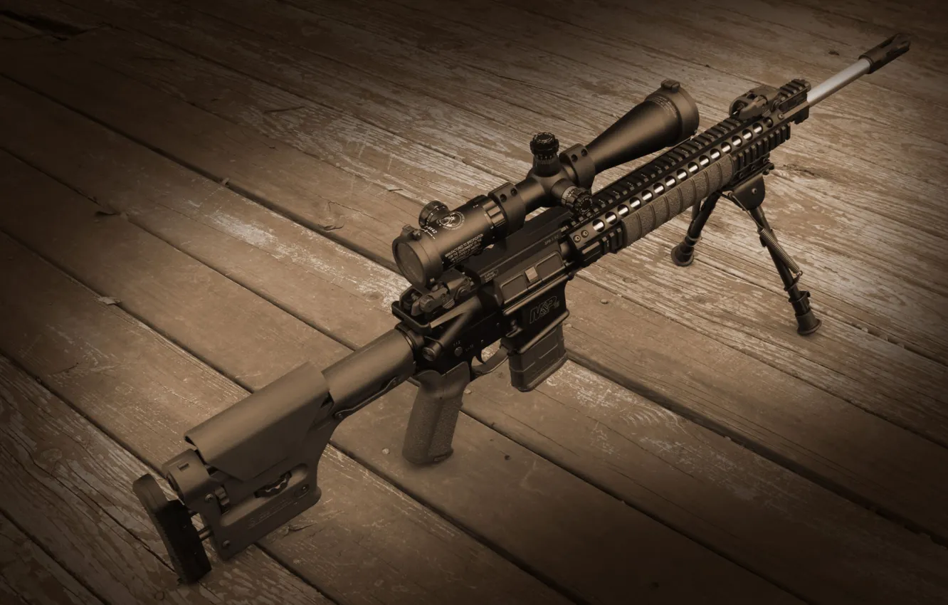 Photo wallpaper weapons, optics, rifle, sniper, SPR, MK12