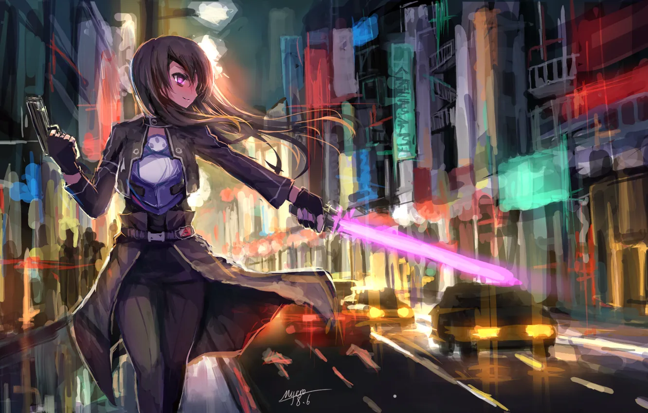 Photo wallpaper Sword Art Online, Kirito, Kirigaya Kazuto, Gun Gale Online