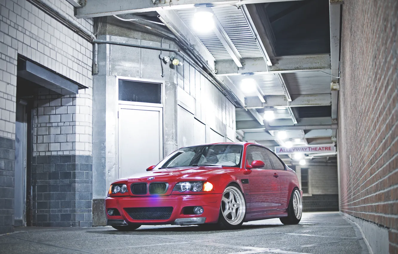 Photo wallpaper BMW, E46