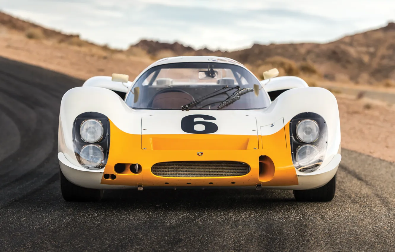 Photo wallpaper Porsche, front view, Coupe, 908, Short tail