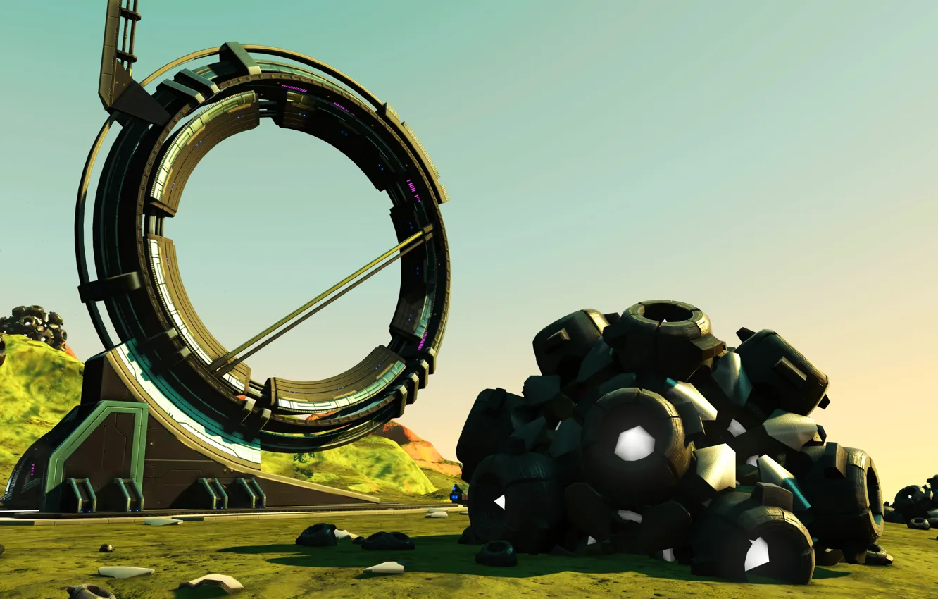 Photo wallpaper fiction, planet, No Man's Sky