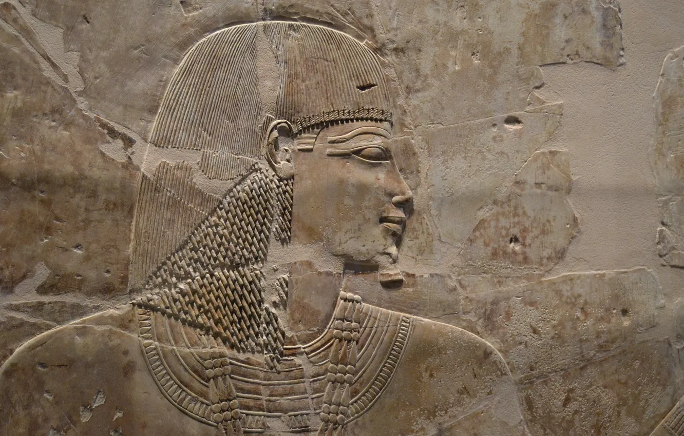Photo wallpaper egypt, sculpture, relief, khaemhat