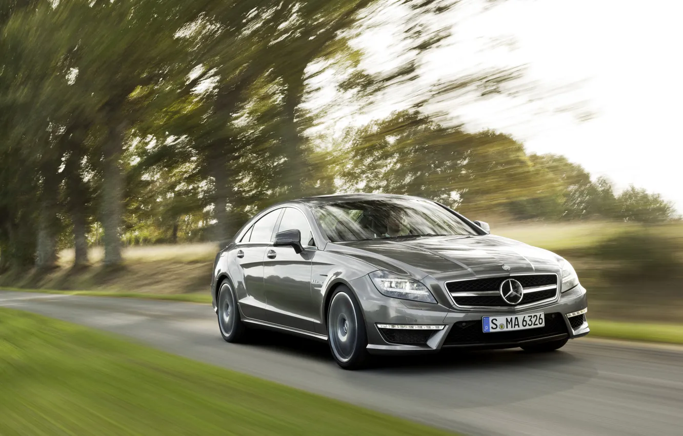 Photo wallpaper CLS, cars, Mercedes, Benz, Mercedes, cars, AMG, auto wallpapers